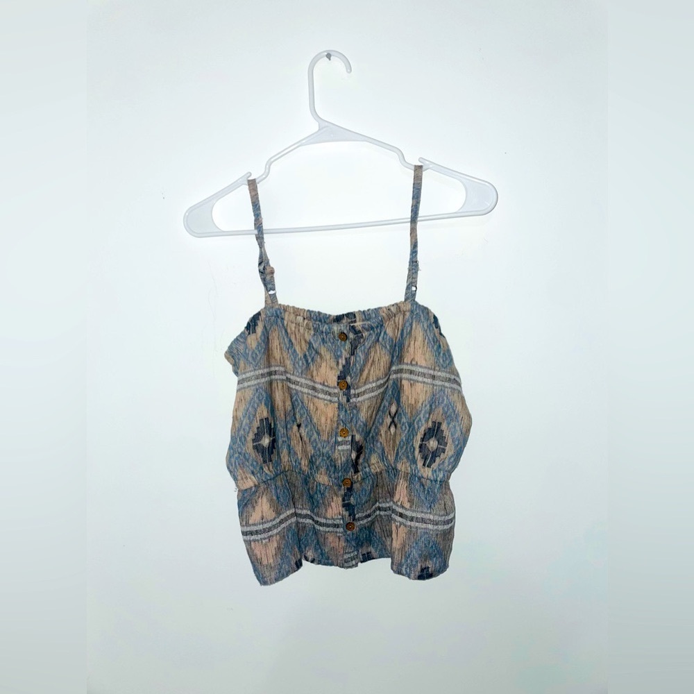 Cleo + Wolf Button up Tank